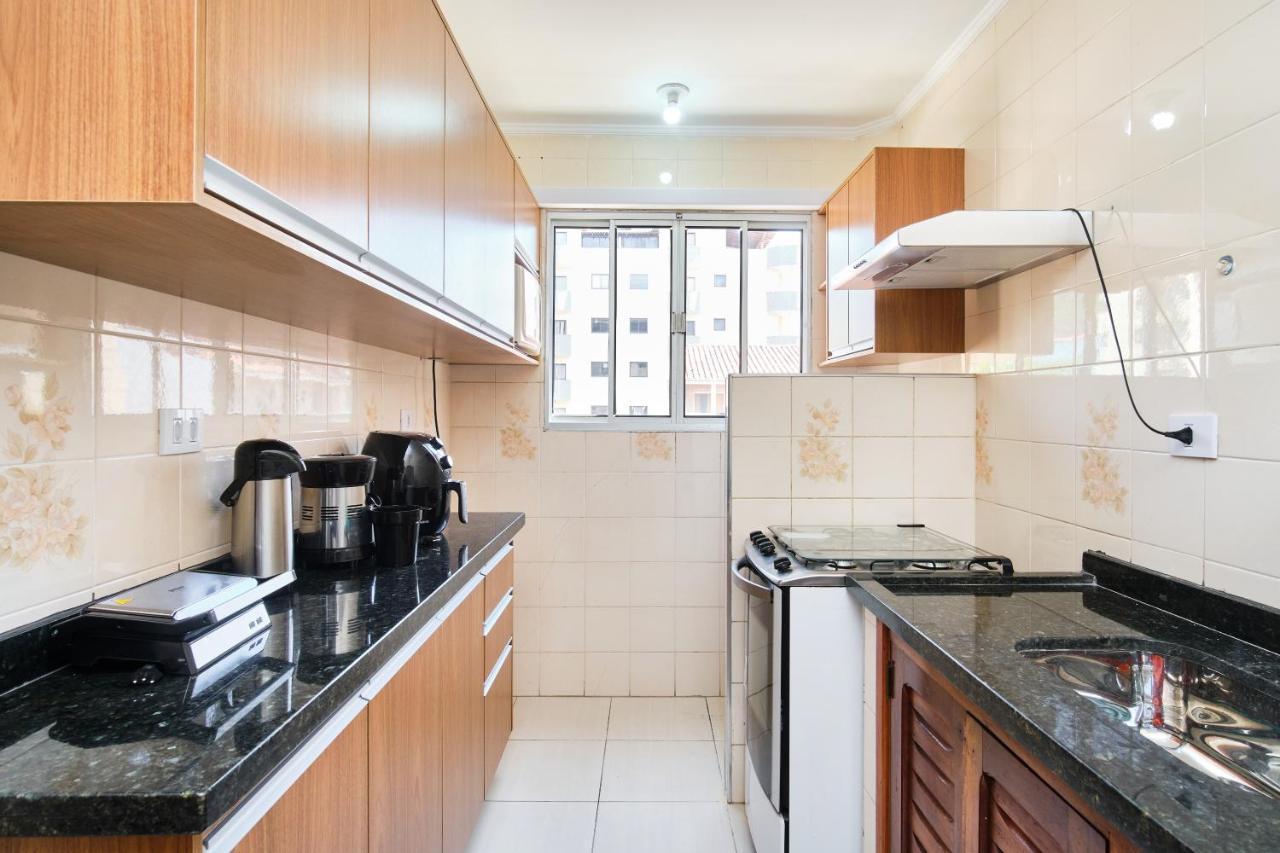Apartamento A 100 Metros Da Praia, Bem Localizado, Com Ar Condicionado E Wi-Fi - 14 - Edificio Lenamar II Ubatuba Dış mekan fotoğraf