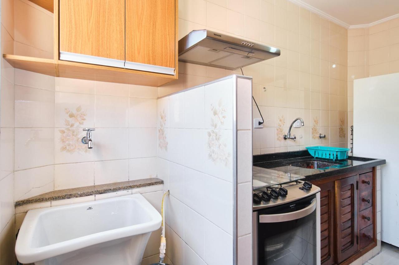 Apartamento A 100 Metros Da Praia, Bem Localizado, Com Ar Condicionado E Wi-Fi - 14 - Edificio Lenamar II Ubatuba Dış mekan fotoğraf