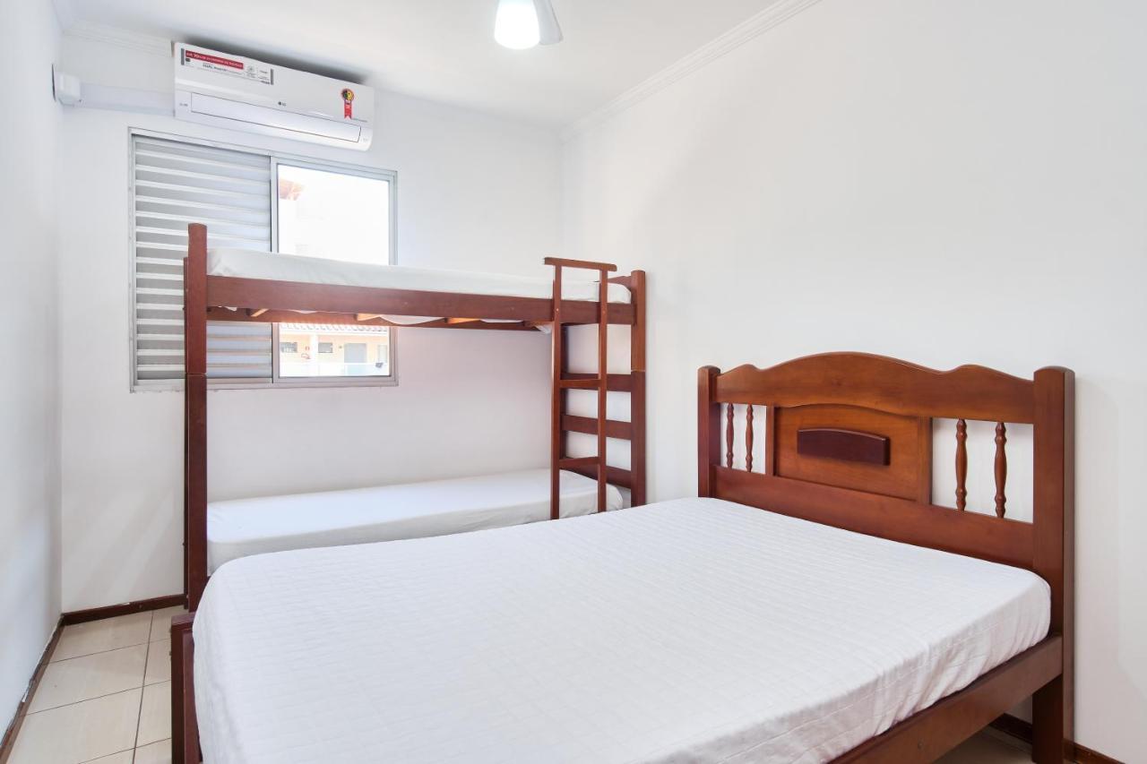 Apartamento A 100 Metros Da Praia, Bem Localizado, Com Ar Condicionado E Wi-Fi - 14 - Edificio Lenamar II Ubatuba Dış mekan fotoğraf