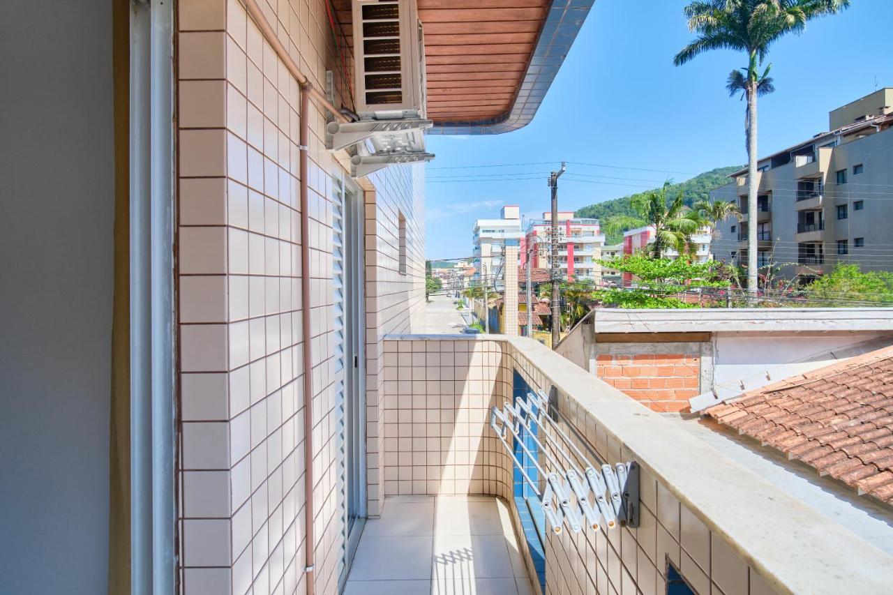 Apartamento A 100 Metros Da Praia, Bem Localizado, Com Ar Condicionado E Wi-Fi - 14 - Edificio Lenamar II Ubatuba Dış mekan fotoğraf