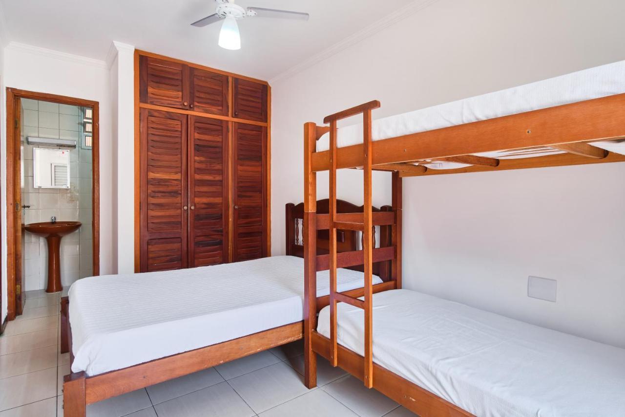 Apartamento A 100 Metros Da Praia, Bem Localizado, Com Ar Condicionado E Wi-Fi - 14 - Edificio Lenamar II Ubatuba Dış mekan fotoğraf